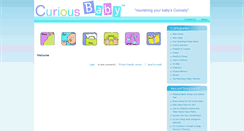 Desktop Screenshot of curiousbaby.com